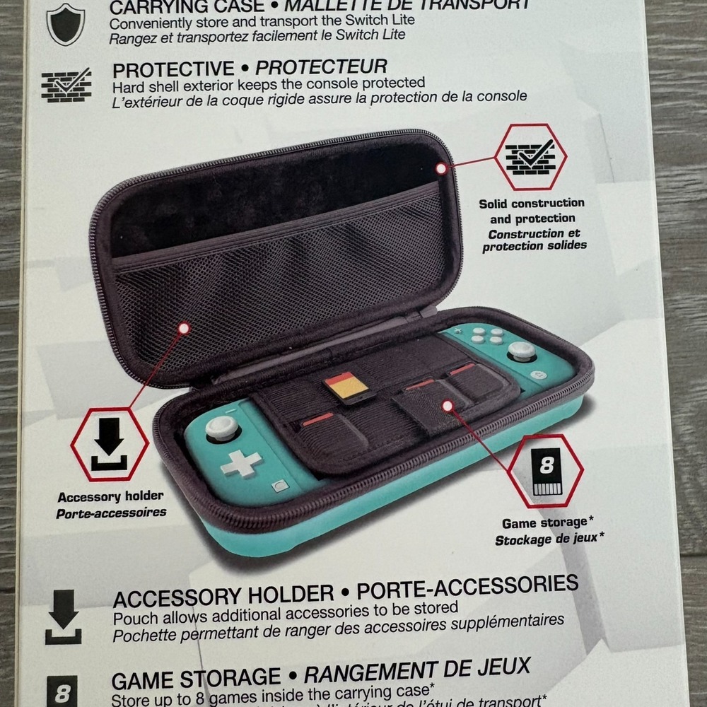 Nyko Elite Shell Case Turquoise Hard Shell Protective Case Nintendo Switch Lite - Picture 7 of 12